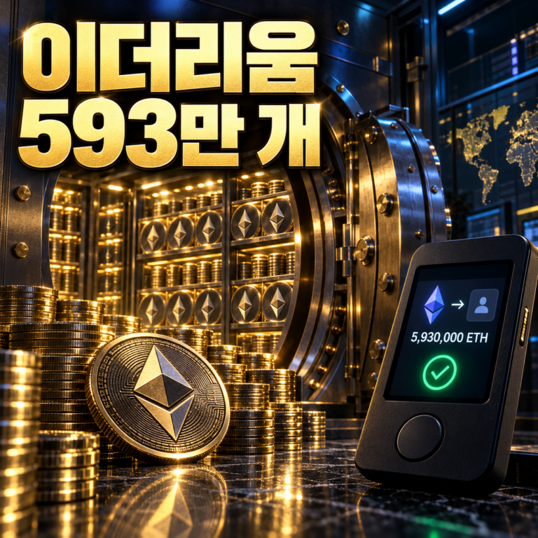 비트마인 이더리움 593만 개 보유 Trezor 보안 강화가 중요한 이유 썸네일